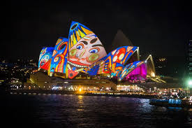 The City Of Sydney Will Be The Canvas For An Extravagant Light Art Festival Trip The Light Fantastic Sydney Light Art