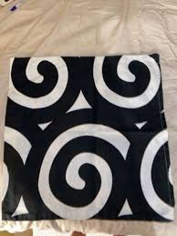 Black And White Pillow Cases Ikea Ikea Decorative Black White Tradklover Pillow Cover Cotton Cushion Cover Pillows Ebay Link In 2020 Purple Cushion Covers Pillow Covers Purple Cushions