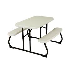Lifetime Products Kids Folding Picnic Table Almond 280094 Kids Picnic Table Folding Picnic Table Kids Picnic