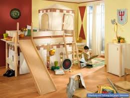 Get creative with your children's bedroom decorating. Very Cool Castle Bed With Slide Kids Bedroom Furniture Sets Cool Kids Bedrooms Bunk Bed Decor