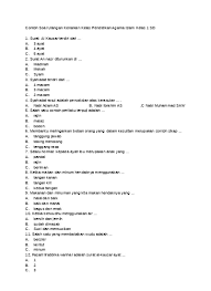 Contoh soal agama islam untuk anak tk. Top Pdf Contoh Soal Ulangan Kenaikan Kelas Pendidikan Agama Islam Kelas 1 Sd 123dok Com