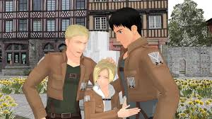 Maybe you would like to learn more about one of these? Mmd Shingekinokyojin Annie Reiner Bertholdt By Harukithewolf On Deviantart