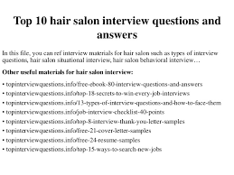 751 hair salon receptionist jobs available on indeed.com. Top 10 Hair Salon Interview Questions And Answers