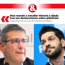 Ojeda comparó el plebiscito por la seguridad social con el plebiscito  constitucional de 1980 y el ex fiscal de la Nación, Jorge Díaz, le  respondió "a efectos educativos". Lea el artículo completo