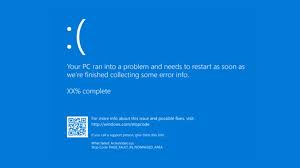 You might see a blue screen with a message that your device ran into a problem and needs to restart. Microsoft S Windows 11 Blue Screen Of Death To Become Black Bbc News