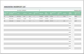 Hardware Inventory List Template For Excel Word Excel Templates
