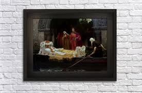 From paint to wallpaper, a full guide to painting and decorating your entire home. Elaine By Edmund Leighton Classical Fine Art Reproduction Xzendor7