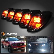 Smoked 5pcs Led Cab Roof Running Marker Lights Truck Suv Off Road Set Truck Lights Led Tailgate Light Bar Off Road Led Lights