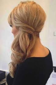 Knowing how to wear your hair on your wedding day can be really tricky. Side Swept Curls Bridal Hairstyles Min Ecemella