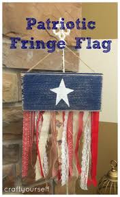 You Light Me Up Inside Like The 4th Of July Song Patriotic Fringe Flag Fun Home Decor For The 4th Of July July Crafts Flag Crafts Wood Craft Projects