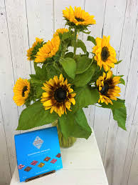Maybe you would like to learn more about one of these? Sunflower Bouquet With Premium Chocolate Cochrane Ab Florist