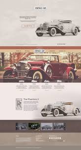 Vintage Car Free Psd Template 72pxdesigns Vintage Cars Vintage Web Design Psd Template Free