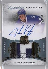 Vancouver canucks | loaned rw jake virtanen to utica (ahl) on a conditioning assignment. 2015 16 Upper Deck The Cup Signature Patches Sp Vi Jake Virtanen 99
