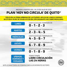 Mariscal sucre con la av. Hoy No Circula La Restriccion Vehicular Por Placas En Quito Para Este Martes 20 De Julio Ecuador Noticias El Universo