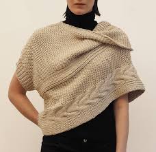 The knit poncho was the primary warm layer in the early 70s. Wabi Sabi Ix Hand Knit Poncho One Piece Only One Size Comfortably Fits S M L Ponchos Yyakar