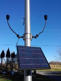 800 Lux Led Commercial Solar Flagpole Light Flagpoles Etc