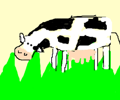 Maybe you would like to learn more about one of these? A Cow Eating Grass Drawception