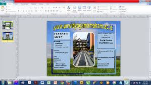 Microsoft Publisher Membuat Brosur Penggambar