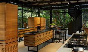 Dark brown kitchen cabinets with black countertops. 75 Beautiful Kitchen With Brown Cabinets And Black Countertops Pictures Ideas August 2021 Houzz