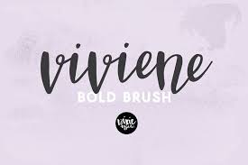 Download brush script std font (1 styles). Viviene Bold Brush Script Otf Font 271931 Script Font Bundles