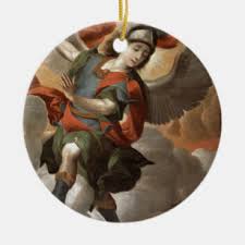 La iglesia da a san miguel el más alto lugar entre los arcángeles y le llama príncipe de los espíritus celestiales, jefe o cabeza de la milicia celestial es por este motivo que se le suele representar en el arte como el ángel guerrero, el vencedor de lucifer. Decoracion Navidena Miguel Angel Zazzle Es