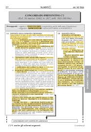 267 (cosiddetta legge fallimentare) significativamente modificato di recente dal d.lgs 9 gennaio 2006 n.5 e dal d.lgs 12 settembre 2007 n.169 (in vigore dall'1.1.2008) che hanno riformato il diritto fallimentare e le cui disposizioni si Concordato Preventivo Docsity