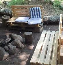 Einblicke Feuerstelle Garten Bank Aus Paletten Feuerstelle