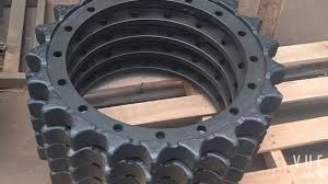Mini Excavator Sprocket Pc20 Rubber Track Drive Sprocket Track Driving Mini Excavator Excavator