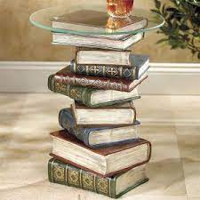 Stacked Books Table Furniture Home Decor Diy Bog Mobler Mobel