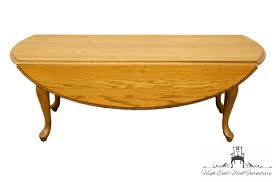 Find out the detailed gallery here. Broyhill Solid Oak Drop Leaf Coffee Table 3221 13 Made In The U S A High End Used Furniture