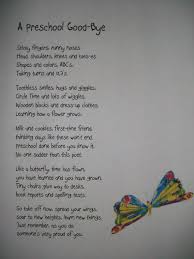 Preschool Poem For End Of Year I Don T Think I Could Read It Without Crying Preschool Poems Preschool Graduation Preschool
