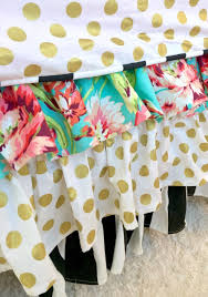 Black And White Striped Floral Bedding Ritzy Baby Designs Llc Love Bliss Coral Floral Gold Dot And Black And White Stripe Comforter Bedding 325 Gold Bed Coral Floral Bedding Floral Comforter