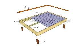 Full Size Platform Bed Plans Howtospecialist How To Build Step By Step Diy Plans Full Size Platform Bed Full Bed Frame Platform Bed Plans