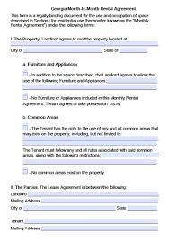 Leasing a vehicle differs from buying a car. Free Georgia Rental Lease Agreement Templates Pdf Word