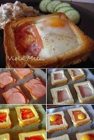 Creative Breakfast Sandwich Idea Cafe Food Food Recipies Creative Breakfast