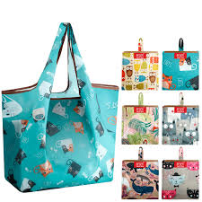 Washable mesh shopping bag, reusable bag, shopping bag, totes, plastic free bags, fashionable shopping bags, environmentally friendly bag akhippychic 5 out of 5 stars (1,562) sale price $7.20 $ 7.20 $ 8.00 original price $8.00 (10%. Reger Reusable Grocery Shopping Bags Bulk Pack 5 Foldable Grocery Bags Fit Built In Pouch 50lb Ripstop Polyester Grocery Shopping Tote Bags Cute Gift Bag Lightweight Flat Bottom Pack Of 6 Flamingo Cat