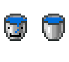 Using a taiga biome stick to freeze water. Water Bucket Minecraft Skin