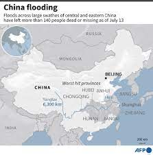 (str/afp) since the start of the flood season, the china fire and rescue team has participated in a total of 3672 flood relief cases of various kinds, rescued over 7000 trapped residents, and evacuated over 30,000 people affected by the. China Rushes To Contain Floods After Record Rainfall