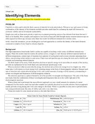 Identifying Elements