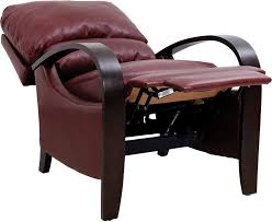 Aaron Red Reclining Accent Chair Accent Chairs Chair Recliner