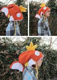 Pin By Alma Skube On Pokemon Pokemon Hat Crochet Pokemon Magikarp Hat