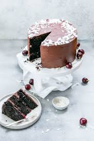 Chocolate Cherry Coconut Layer Cake The Brick Kitchen Chocolate Cherry Cake Cherry And Coconut Cake Cake