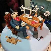 Food, dress, cake, and people. 60th Birthday Cake My Dad Cake By Julie Cakesdecor