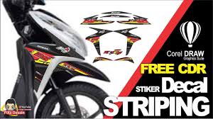 Supra x 125 drag modification inclination that bloom in this time, make tuner drag meriset use karbu gambot big. Vario 125 Gratis Template Cdr Decal Striping Stiker Coreldraw Youtube