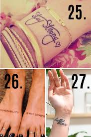 Finally the dot at the top of the tattoo is death, the moment we fade away. 44 Inspiring Quote Tattoo Ideas Tattooglee