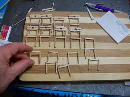 Ozel Siparis Olarak Minyatur Bahceler Icin Yaptigim Masa Sandalye Takimlari Sizlere Bir Fikir Olabilir Diye Yapim Asamal Minyaturler Sandalye Ahsap Projeleri