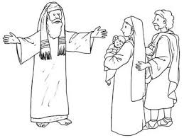 Simeon & anna see jesus & the wise men. 04 Je Anna P
