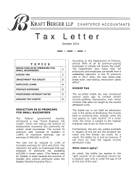 For example, you need to present letters from your employers if you are applying under any. Tax Letter Kraft Berger Llp