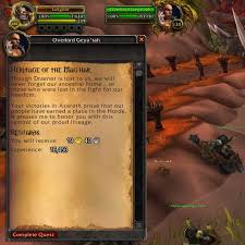 Added in world of warcraft: Aernath Allied Races Mag Har Orc Is Level 110 And Facebook