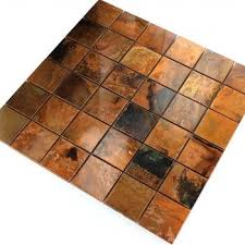Metall Kupfer Mosaik Fliesen 48x48x8mm Fliesen Mosaikfliesen Kupfer Metall